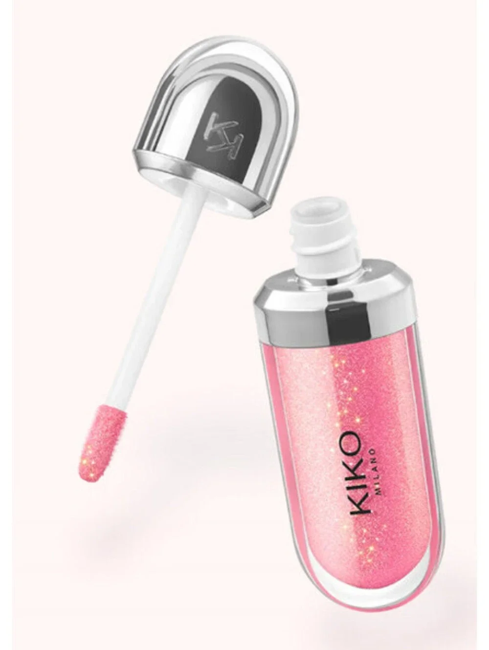 KIKO Milano 3D Hydra Lip Gloss  High Shine Hydrating 26 sparling hibibiscus pink